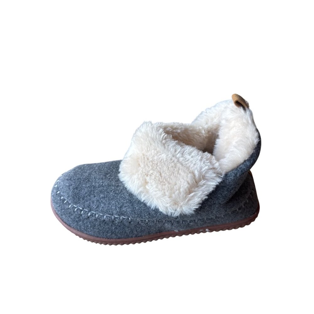 Dearfoams Womens Energy Return Slippers Size 7-8 Medium Faux Fur Lined